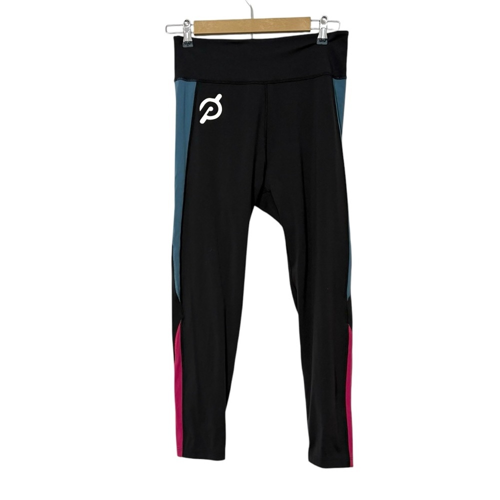 Peloton Here Now Colorblock High Rise Leggings Size Large Athletic Gym Running